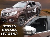 Protiprůvanové plexi, ofuky skel - Nissan Navarra 14-