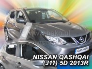 Protiprůvanové plexi, ofuky skel - Nissan Quashqai II J11 5dv. 13- (+zadní)