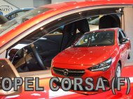 Protiprůvanové plexi, ofuky skel - OPEL CORSA (F) 5d 2019→přední