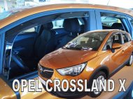 Protiprůvanové plexi, ofuky skel - Opel Crossland X 5dv 17- (+zadní)