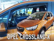 Protiprůvanové plexi, ofuky skel - Opel Crossland X 5dv 17-