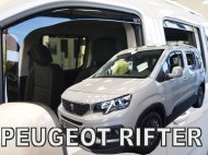 Protiprůvanové plexi, ofuky skel - Peugeot Rifter 18- (+zadní)
