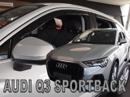 Protiprůvanové plexi, ofuky skel - Q3 sportback 5d 2020 + zadní