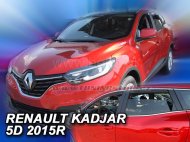 Protiprůvanové plexi, ofuky skel - Renault Kadjar 5dv. 15- (+zadní)