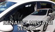 Protiprůvanové plexi, ofuky skel - Renault Megane IV 4dv 17- (+zadní) Grandcoupe