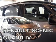 Protiprůvanové plexi, ofuky skel - Renault Scenic 5dv 17- (+zadní) Grand