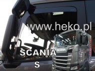 Protiprůvanové plexi, ofuky skel - Scania serie S 16-