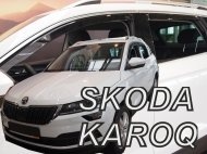 Protiprůvanové plexi, ofuky skel - Škoda Karoq 17- (+zadní)