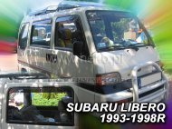 Protiprůvanové plexi, ofuky skel - Subaru Libero  93--&gt;99 (+zadní)