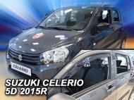 Protiprůvanové plexi, ofuky skel - Suzuki Celerio 5dv. 15- (+zadní)