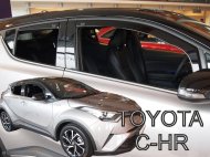 Protiprůvanové plexi, ofuky skel - Toyota C-HR 5dv 16- (+zadní)