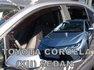 Protiprůvanové plexi, ofuky skel - Toyota Corolla 5dv. 2018- (+zadní) sedan