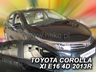 Protiprůvanové plexi, ofuky skel - Toyota Corolla E 16 (XI gen) 13- sed (+zadní)