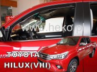 Protiprůvanové plexi, ofuky skel - Toyota Hilux 4dv 16-