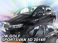 Protiprůvanové plexi, ofuky skel - VW Golf Sportsvan 5dv. 14-  (+zadní)
