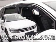 Protiprůvanové plexi, ofuky skel - VW Tiguan 5dv 17- (+zadní) Allspace