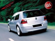 Zadní podspojler VW Golf 4 25th edition bez otvoru na výfuk