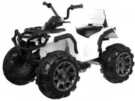 Elektrická čtyřkolka ATV bílá