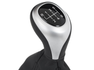 Řadící páka BMW s manžetou - 3 F30 / F31 / F34 ,4 F32 / F33 / F36  2014- 6st stříbrná/černá