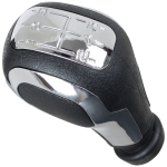 Řadící páka Peugeot SPORT černá / chrom  5kv.