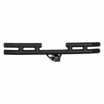 Rear tubular bumper steel black Smittybilt HighRock