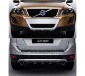 Sada krytů nárazníku Volvo XC60 R line 08-10