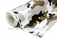 Samolepící stylingová wrap folie Camouflage Desert Rock 152cm