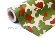 Samolepící stylingová wrap folie Camouflage Jungle Green 152cm