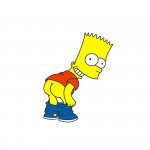 Samolepka - Simpson Bart