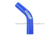 Silikonová hadice, koleno redukční TurboWorks Blue 45° 15/20 - 100mm