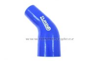 Silikonová hadice, koleno redukční TurboWorks Blue 45° 57/70 - 100mm