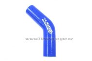 Silikonová hadice, koleno TurboWorks Blue 45° 35mm