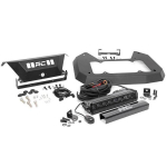 Spare tire delete kit with LED light Black Series Rough Country