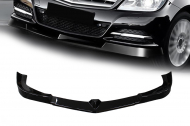 Přední spoiler pod nárazník Mercedes Benz W204 11-13 černý lesklý
