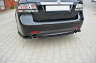 Splitter zadní, prostřední Saab 9-3 Aero Mk2 Facelift 07-11 carbon look