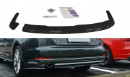 Splittery zadní Audi A4 B9 S-Line 2015- černý lesklý plast