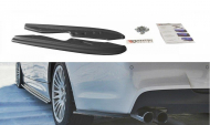 Splittery zadní boční BMW 3 E90 MPACK 2004- 2008 černý lesklý plast