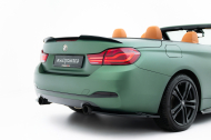 Splittery zadní boční BMW 4 Cabrio / Coupe F33 / F32 černý lesklý plast