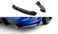 Splittery zadní boční Dodge Charger RT Scat Pack Widebody Mk3 Facelift černý lesklý plast