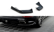 Splittery zadní boční Porsche Cayenne Sport Design Mk3 černý lesklý plast