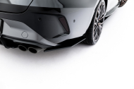 Splittery zadní boční Street Pro Cupra Leon ST Mk1 Facelift černo červený