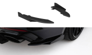 Splittery zadní boční Street Pro + flaps Audi RS5 Sportback F5 černo červené