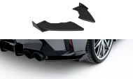 Splittery zadní boční Street Pro + flaps V.1 BMW M135i F70 černo červené
