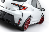 Splittery zadní boční Street Pro Toyota GR Corolla Mk12 černo červené
