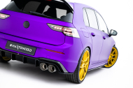Splittery zadní boční Street Pro V.2 Volkswagen Golf R Mk8 / Mk8 Facelift černo červené