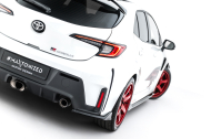 Splittery zadní boční Toyota GR Corolla Mk12 černý lesklý plast