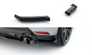 Splittery zadní boční Toyota GR Yaris Mk4 Facelift černý lesklý plast