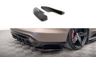Splittery zadní boční V.1 Audi e-Tron GT / RS GT Mk1 černý lesklý plast