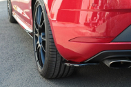 Splittery zadní, boční v.1 Seat Leon Mk3 Cupra Facelift černý lesklý plast