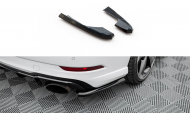Splittery zadní boční V.2 Audi RS3 Sedan 8V Facelift černý lesklý plast